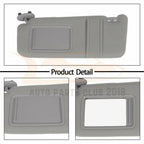 Set of 2 Gray Sun Visors for Toyota Camry (2007–2011)