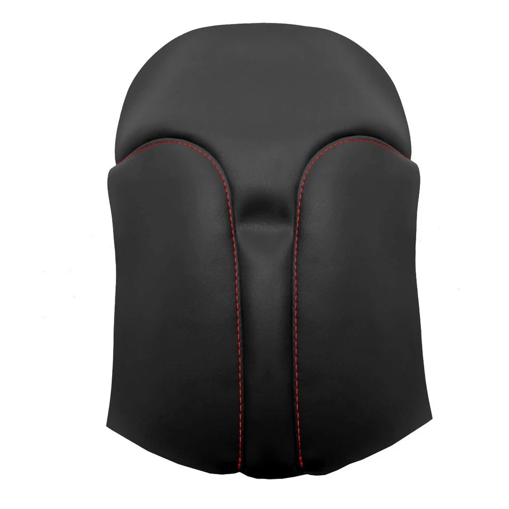 Console Lid Armrest Cover for Nissan Rogue (2017–2020) Red Stitch