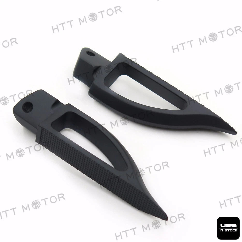 Blade Style Rear Foot Pegs for Suzuki GSXR600 GSXR750 GSXR1000 (2001–2005) Black