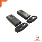 Grey Door Lock Control Knob & Holder Trim for Toyota Hilux 4Runner (1984-1997)