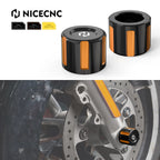 Front Wheel Axle Nut Cover Caps for Harley Electra Glide FLHTC (2000–2023)