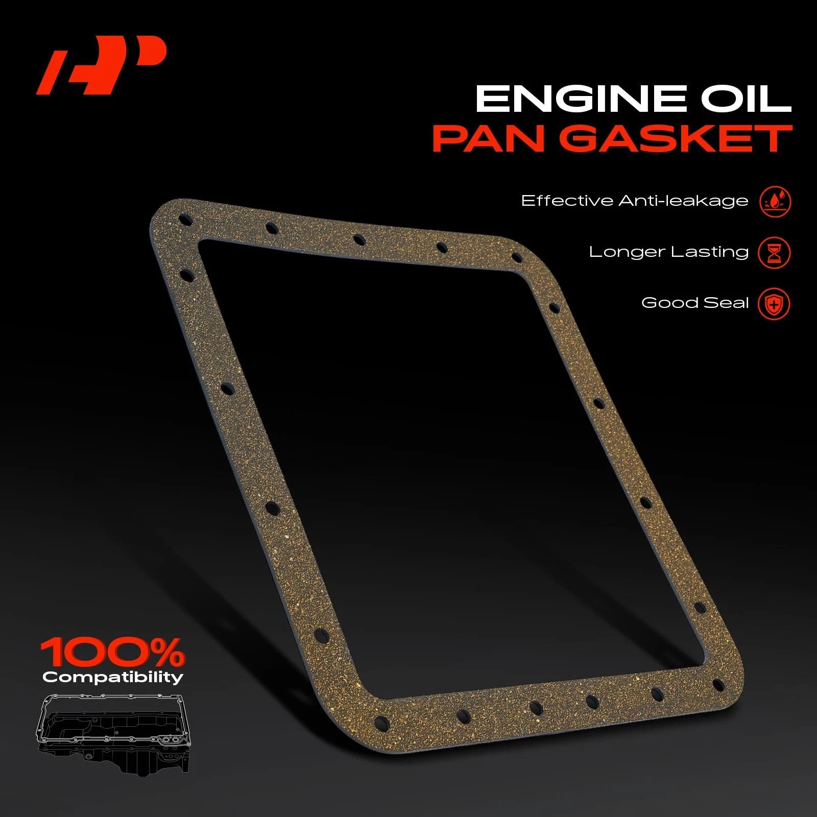 Engine Oil Pan Gasket for Subaru Brat DL FE GF GLF (1977–1987)
