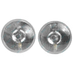 7" Round Curved Glass Headlight Pair