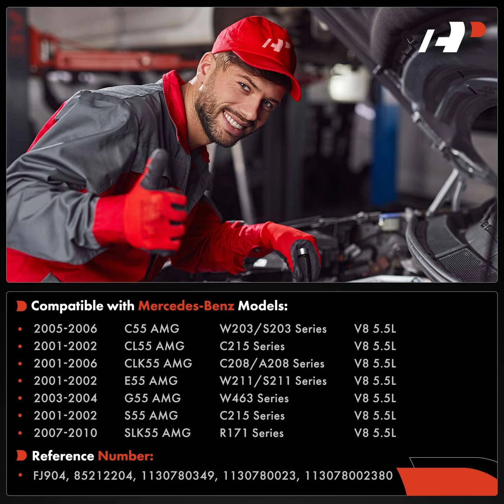 8x Fuel Injector for Mercedes-Benz C55 AMG (2005–2006)