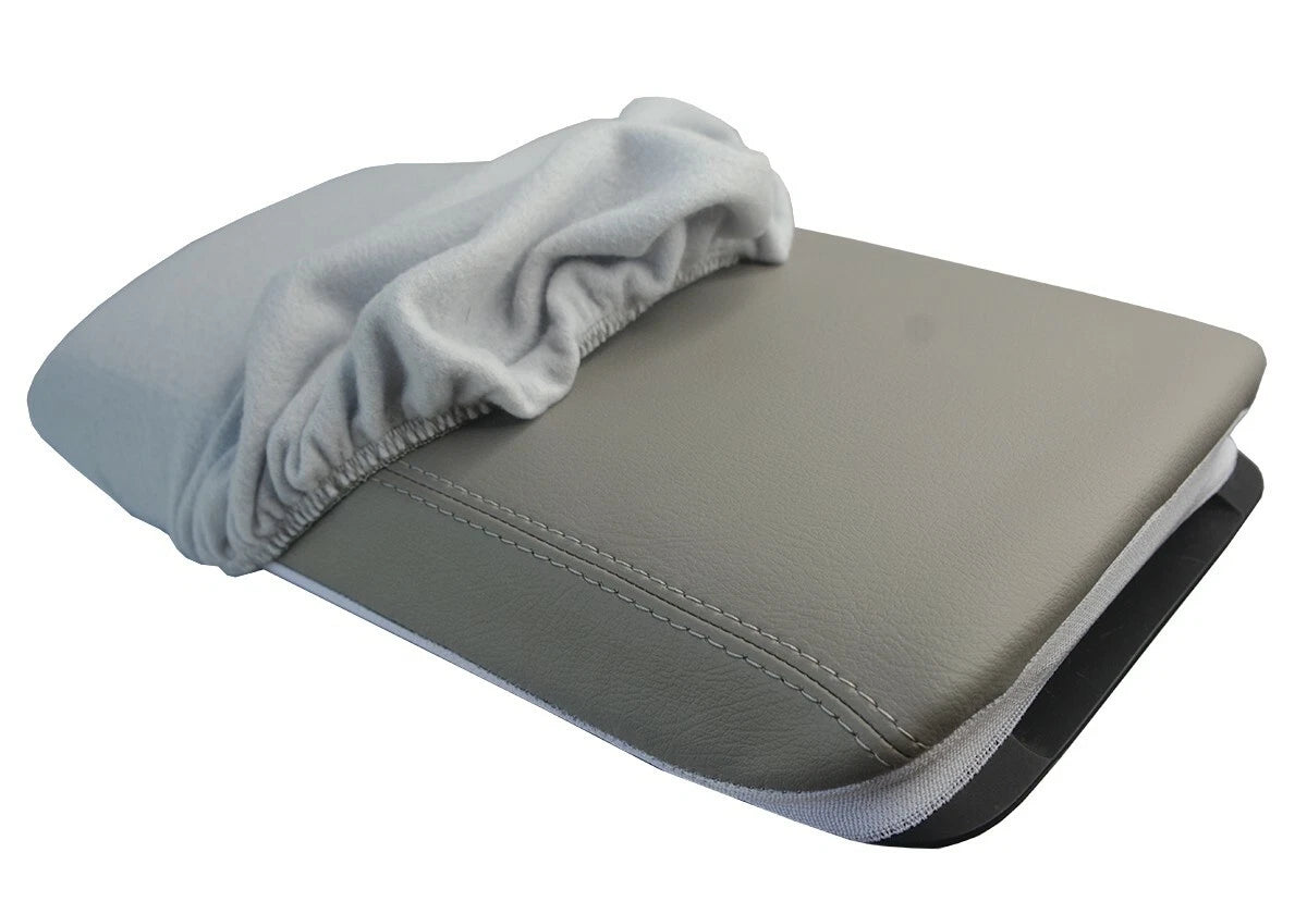 Fleece Console Lid Armrest Cover for Lexus RX350 (2010–2015) Gray