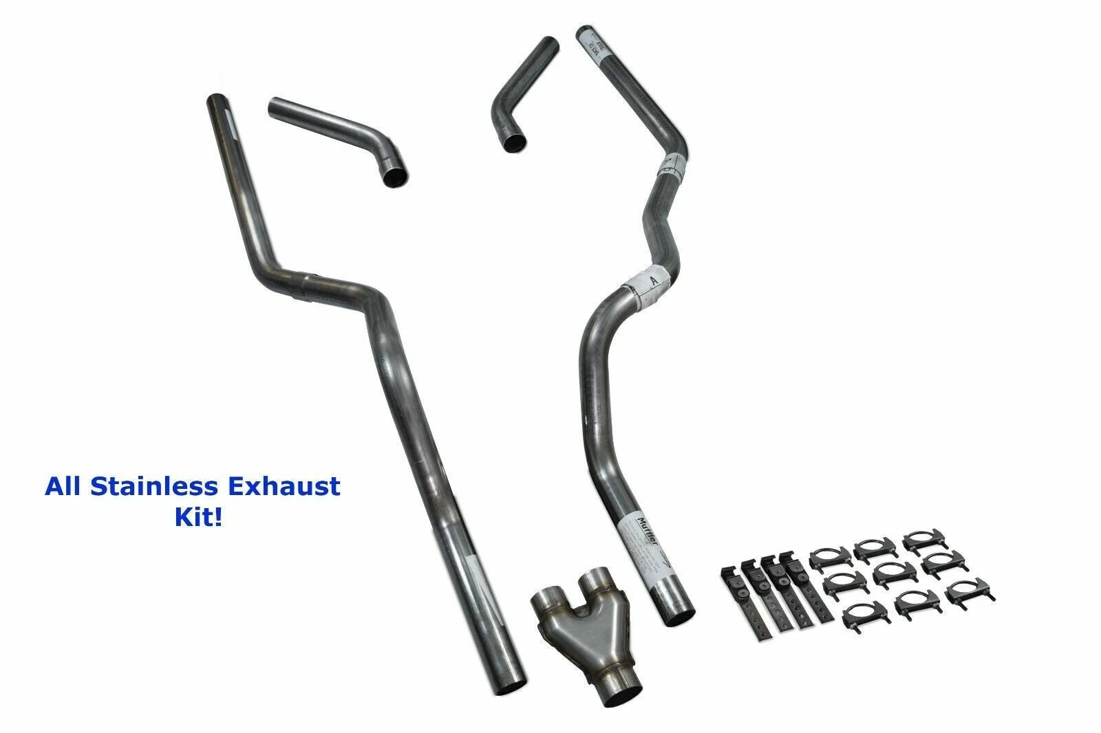 Dual Stainless Exhaust Kit for Dodge Ram 1500 (1994–2003)