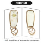 Key Fob Shell Cover Case for Mercedes Benz G-Class (2017-2021) TPU White