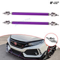 Purple Front Bumper Diffuser Strut Rod Support Adjust 8–11 for Honda (2019–2022)