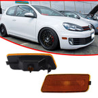 Amber Front Bumper Side Marker Light for VW MK6 Golf GTI (2010–2014)