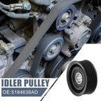 Drive Belt Idler Pulley 5184638AD for Mercedes-Benz C 230 (2006–2007)