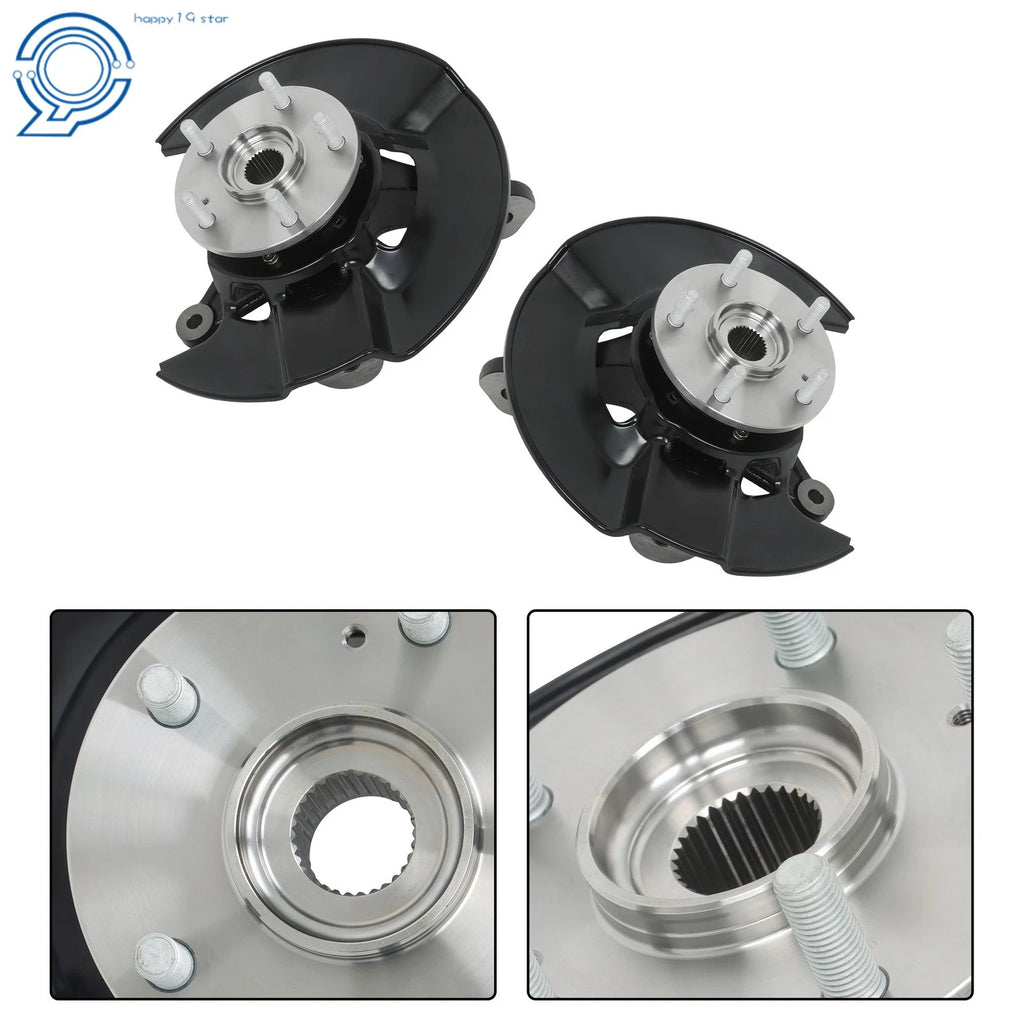 2X Front Wheel Bearing & Hub Assembly for Honda Pilot (2005–2008)