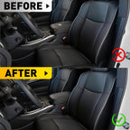Console Lid Armrest Cover for Infiniti QX60 (2014–2020) Black PU Leather