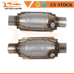 2X Catalytic Converter for Universal Fit (EPA Stainless Steel)