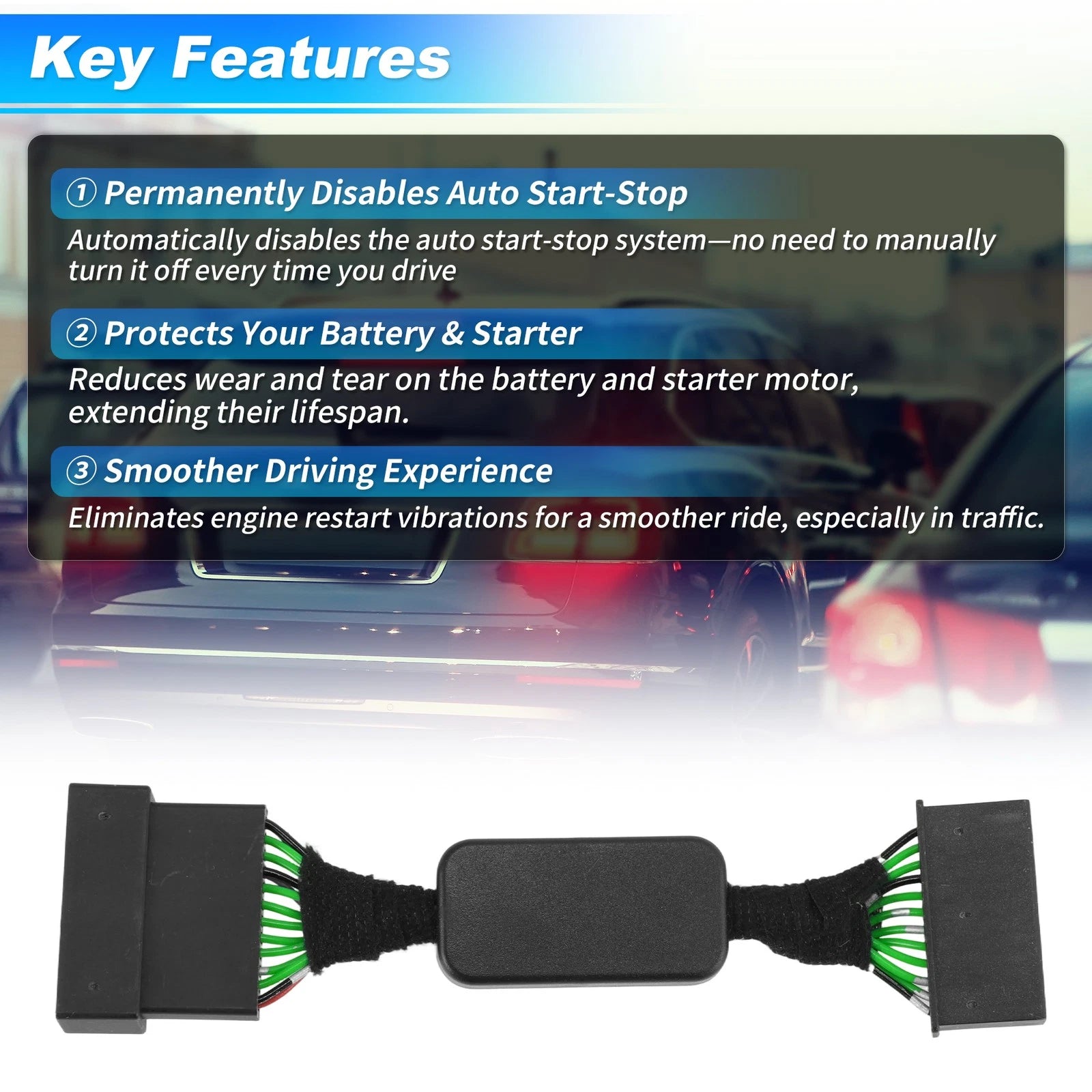 Auto Start Stop Eliminator Module for Volkswagen Atlas (2017–2019)