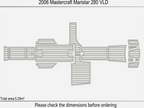 EVA Foam Pads for Mastercraft Maristar 280 VLD (2006)