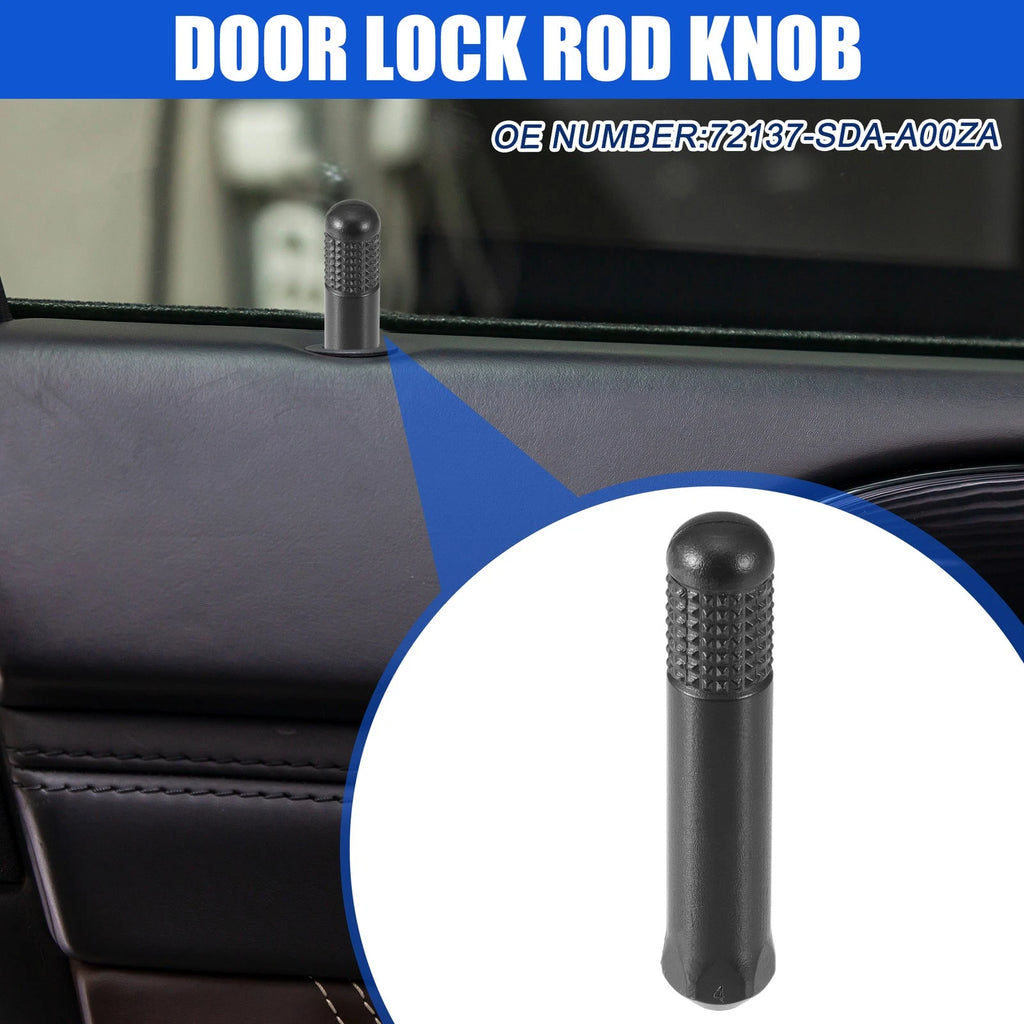 Auto Door Lock Rod Knob Black for Honda Accord (2003–2007) No.72137-SDA-A00ZA