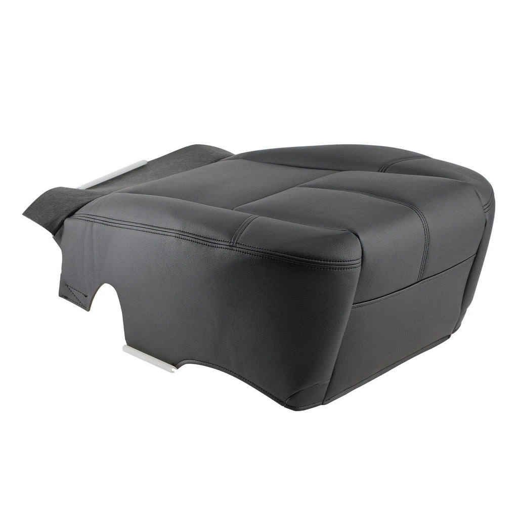Set of 2 Leather Seat Covers for Chevy Silverado (2007–2014) Black