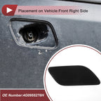 Front Right Washer Nozzle Cover Cap for Audi A6 (C7) (2015–2018) 1 Pcs Black