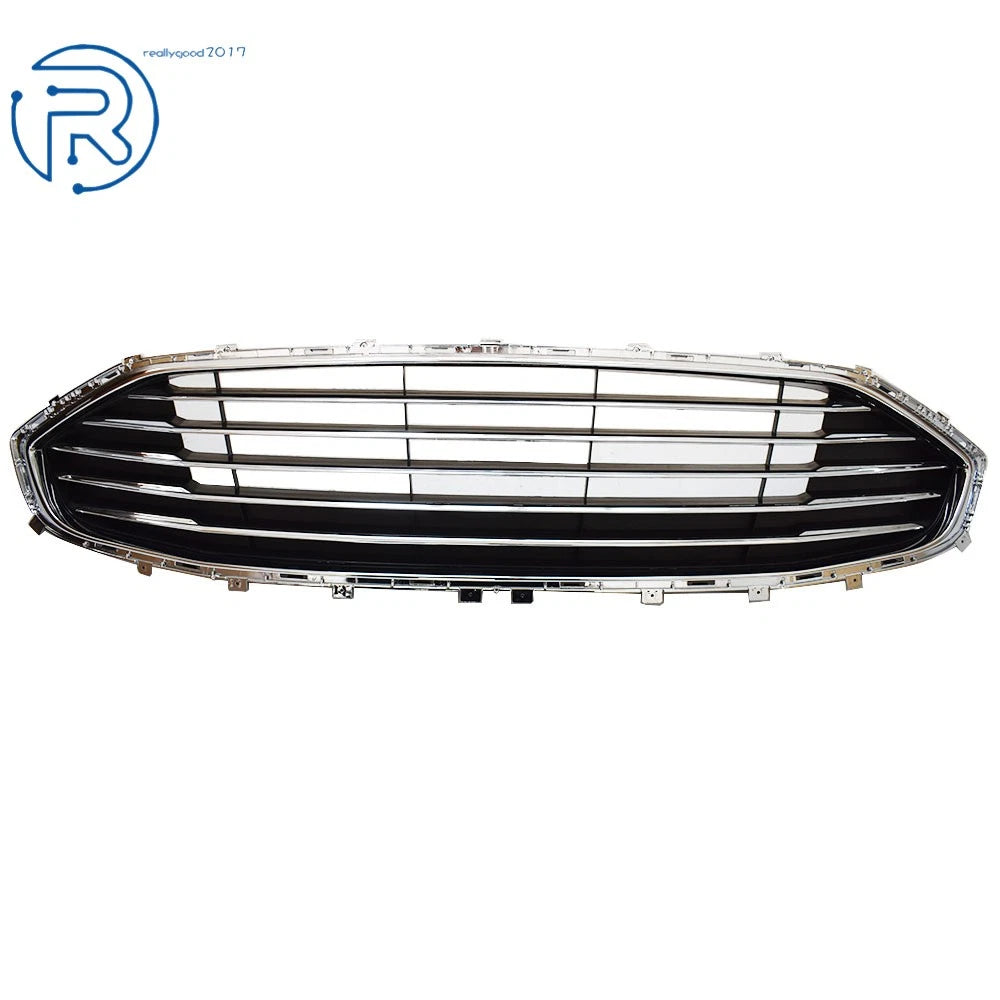 Front Upper Bumper Grille for Ford Mondeo (2019-2020) Chrome & Black