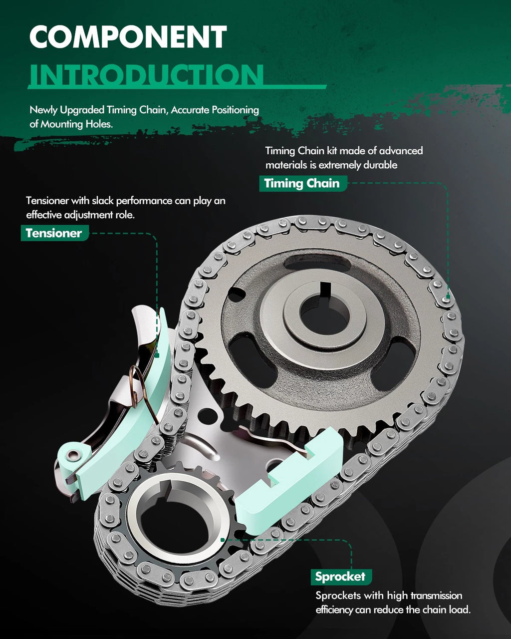 Timing Chain Kit for Chevrolet S10, Cavalier, Buick, GMC Sonoma (1994–2003)