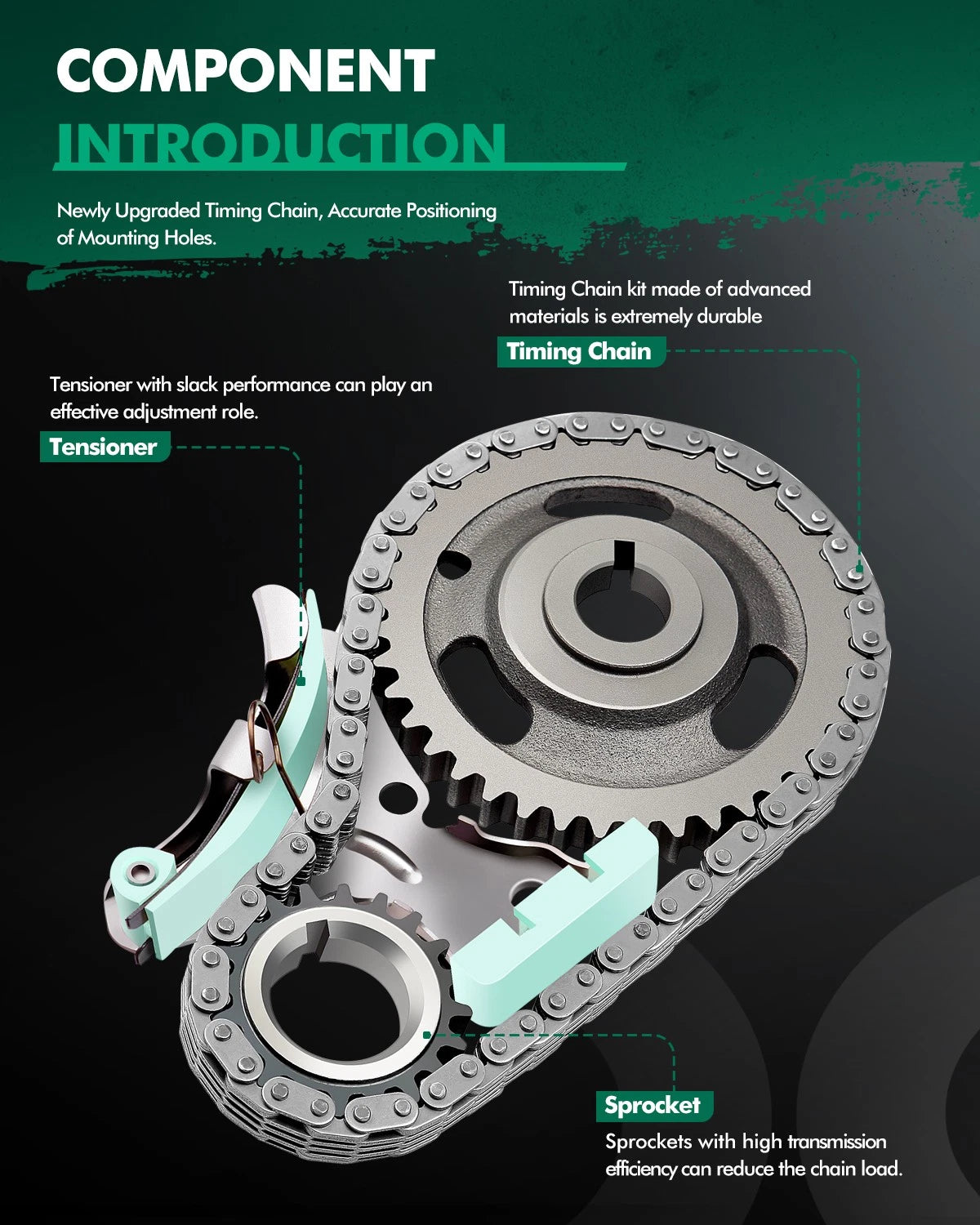 Timing Chain Kit for Chevrolet S10, Cavalier, Buick, GMC Sonoma (1994–2003)