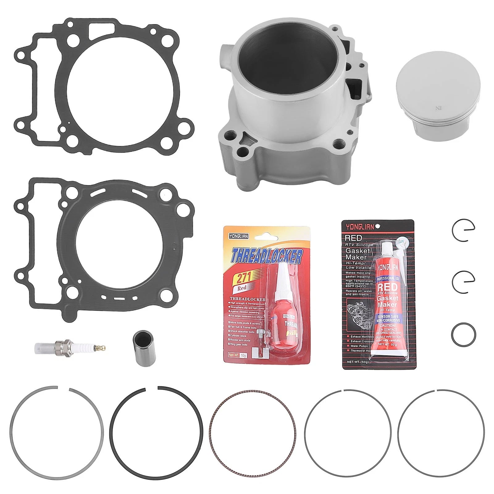 93mm Top End Cylinder Piston Gaskets Kit for Polaris Sportsman 450 (2017–2022)