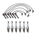 Denso 7mm Wire Set & 6 Platinum TT Spark Plugs Kit for Dodge Mitsubishi (0–0)