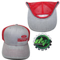 Richardson 112 Gray Denim Red Mesh Hat for Ford Powerstroke Truck