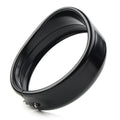 5.75" Headlight Trim Ring Visor for Harley Dyna Street Bob (1994-2020)