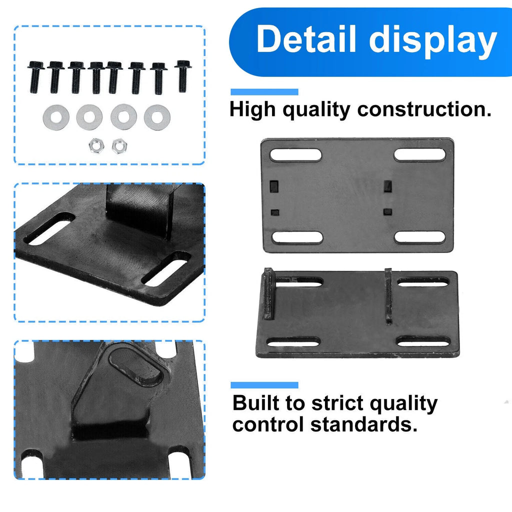 Motor Swap Mount Brackets Adapter Plates Kit for C10 LS Engine (1960–1987)