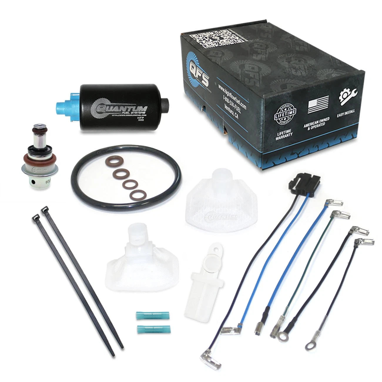 QFS Fuel Pump + Regulator for Suzuki DF 40/50/60/70/80/90/100/115/140 (2010–2019)