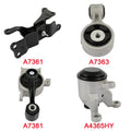 4X Engine Motor & Transmission Mount & Torque Strut Mount for Nissan Maxima (2004–2008)