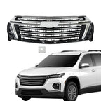 Front Upper Grille for Chevrolet Traverse (2022-2023) Chrome Surround