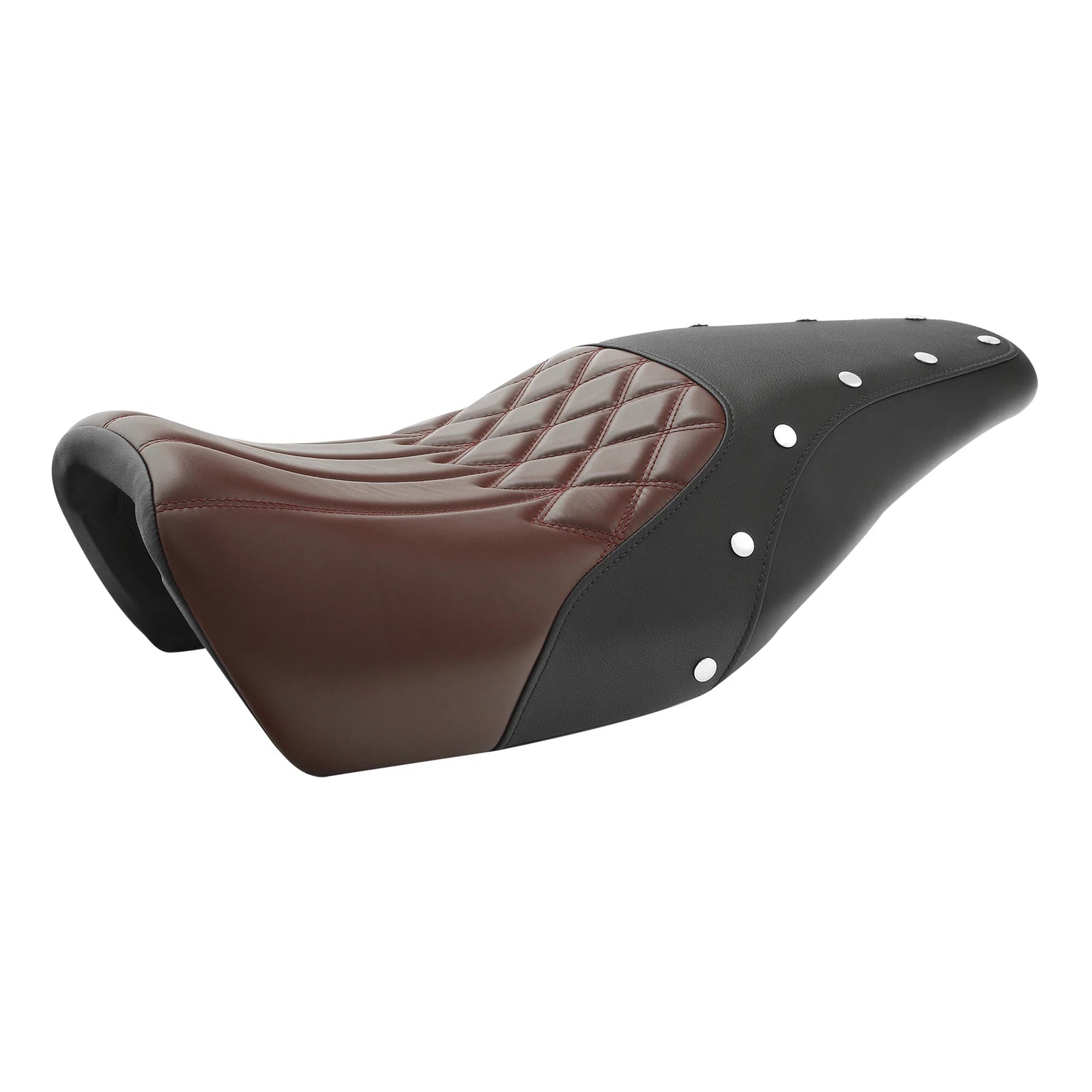 Driver Passenger Seat for Harley Street XG500 XG750 (2015–2020) Black Brown