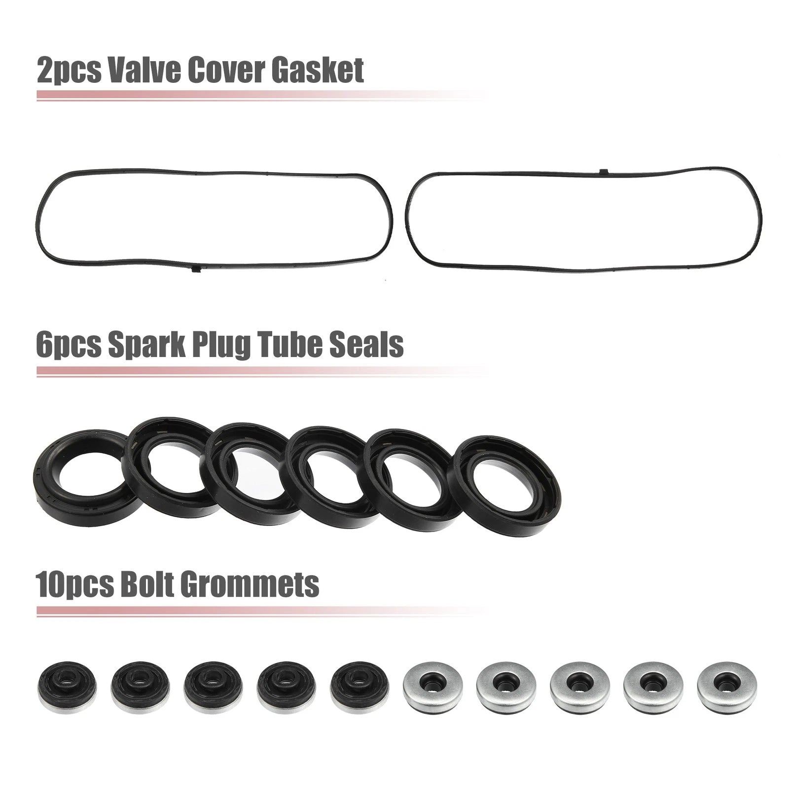 Engine Valve Cover Gasket Set for Honda Accord Odyssey Pilot (2003–2021) 12030-P8A-A00