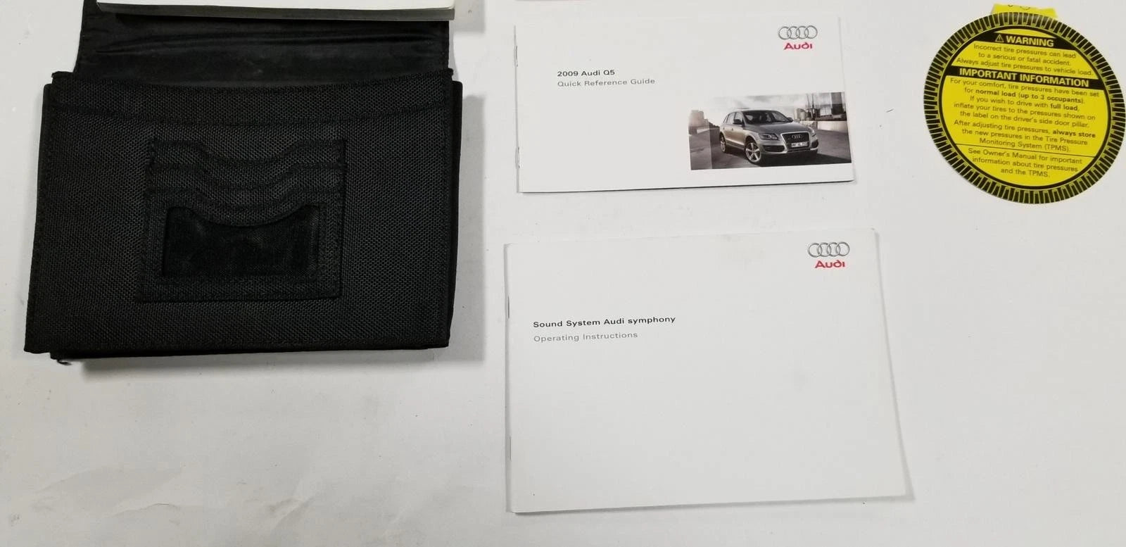 Owner's Manual Kit with Case for Audi Q5 (2009)