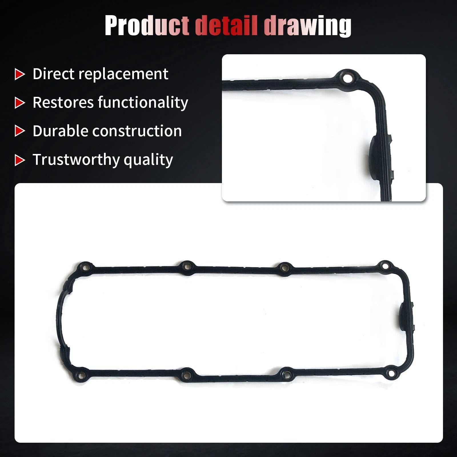 Engine Valve Cover Gasket for Volkswagen Beetle Golf Jetta (1998-2001)