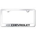 Stainless Steel License Plate Frame - Officially Licensed for Chevrolet
