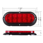 Set of 4 LED Stop Turn Tail Signal Side Marker Lights for Chevrolet Ford