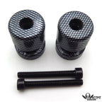 Chrome Swingarm Spools for Yamaha R6 R6S FZ1 FZ6 FZ8 R1 VMAX XV250 (2006–2023)