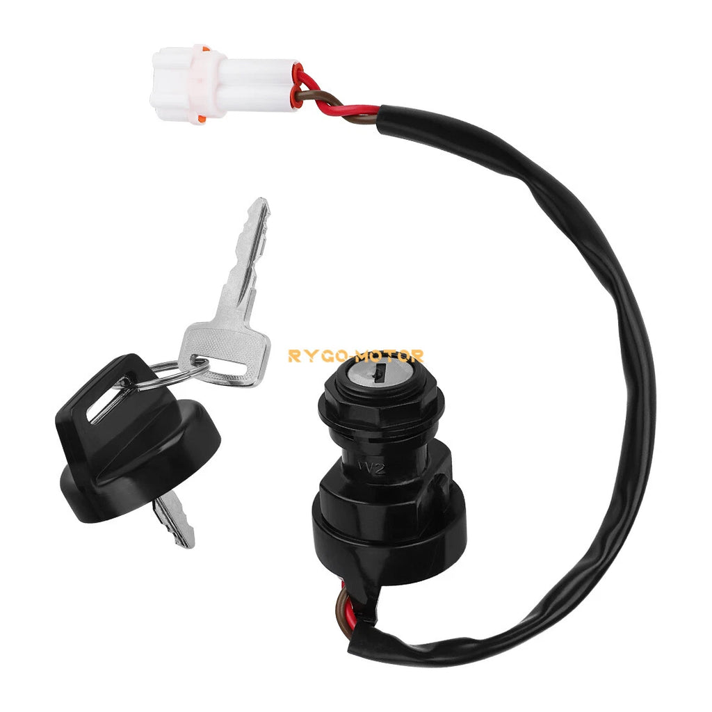 Ignition Key Switch for Yamaha Wolverine 350, Warrior 350, Bruin 350 (2002–2009)