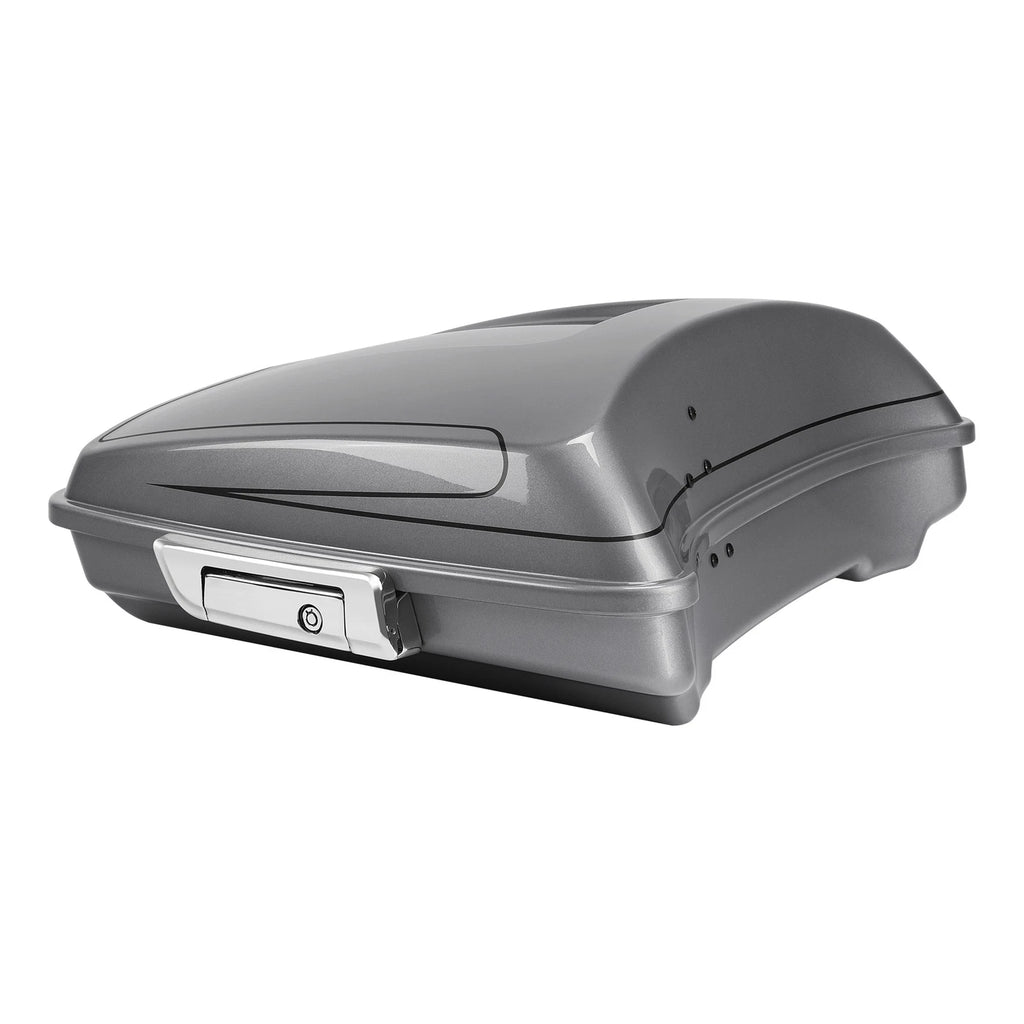 Razor Trunk for Harley Touring Road King (2014–2024) Dark Platinum Pinstripe