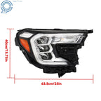 Full LED Headlight Assembly for GMC Terrain SLE/SLT (2022-2023) Chrome