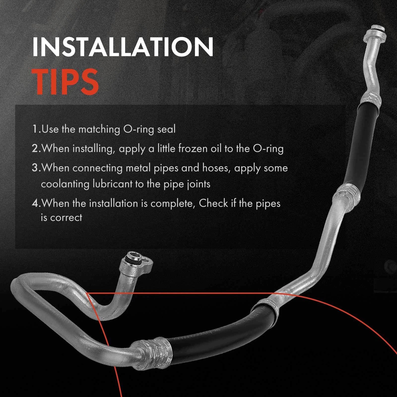 A/C Refrigerant Suction Line Hose for Kia Rondo (2008-2012)
