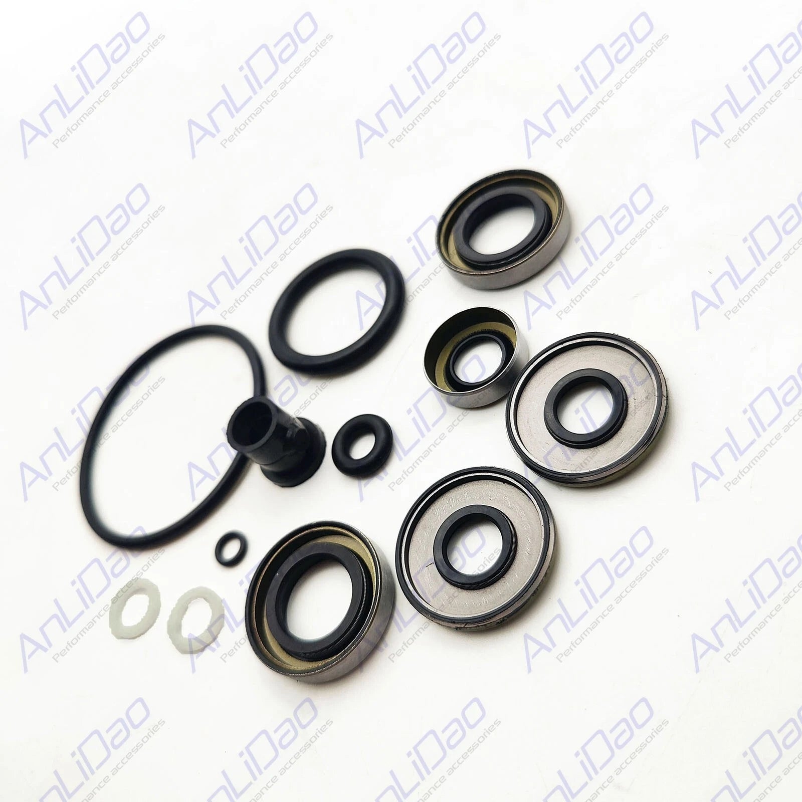 Lower Unit Gearcase Seal O-ring Kit for Johnson Evinrude 8-15HP (396350)