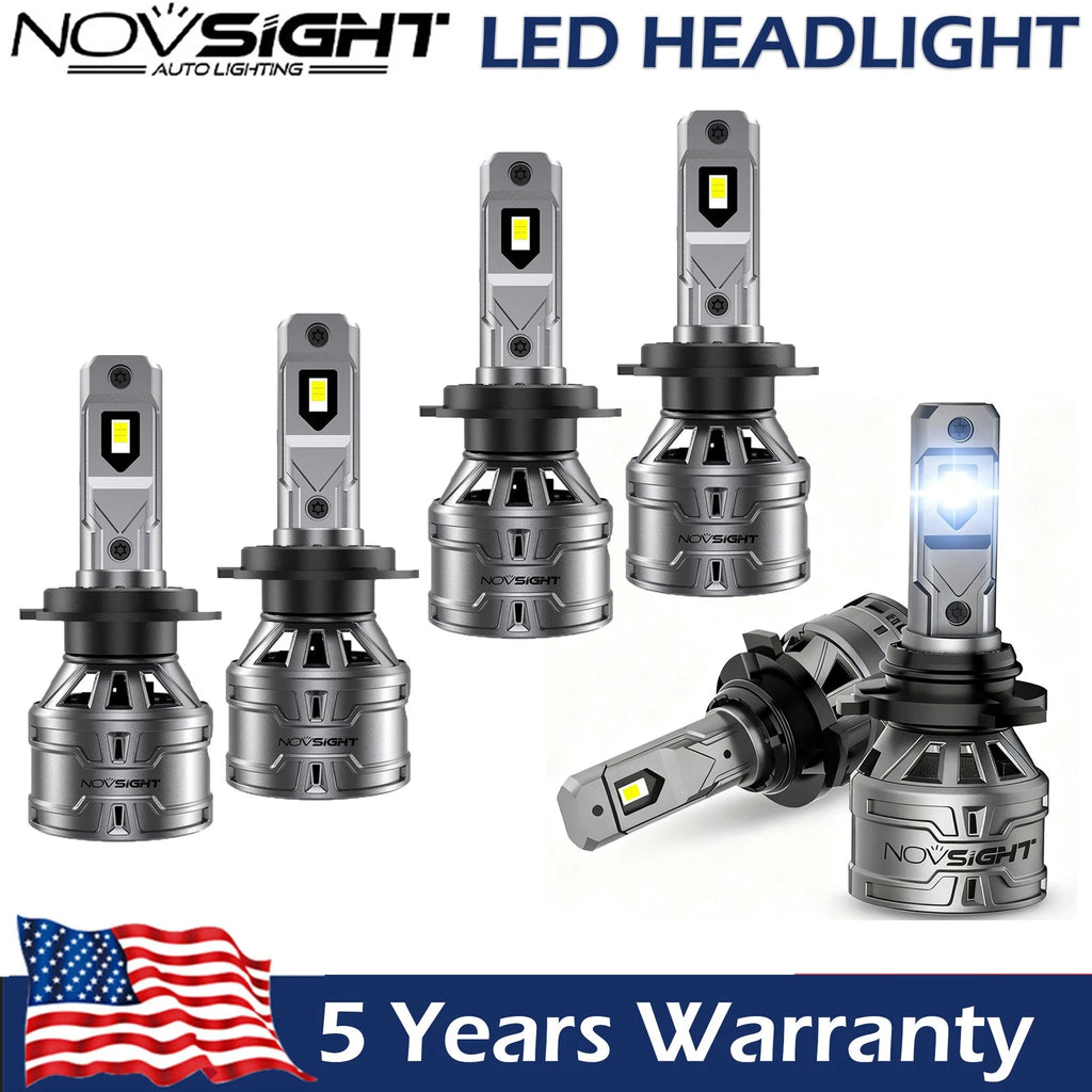 H7 9006 LED Headlight Bulbs Kit for