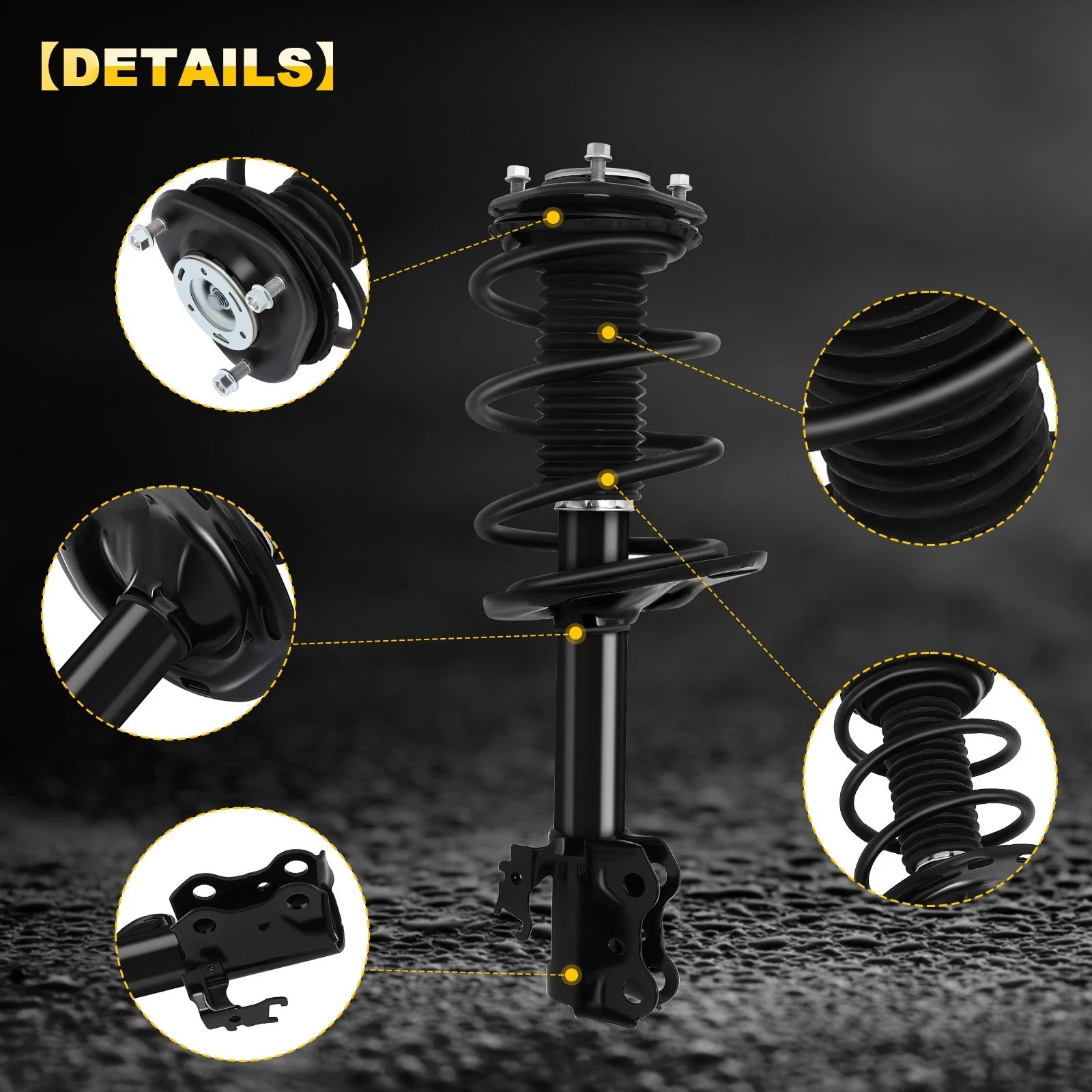 2X Front Complete Struts for Toyota RAV4 (2006–2012)