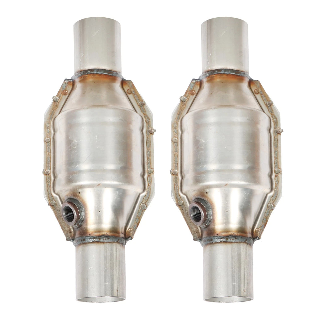 2.25" Inlet/Outlet 13" Length Universal High-Flow Catalytic Converter
