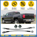 2 Rear Tailgate Cables Straps w/ Bolts for Silverado Sierra H3T (2007–2016)