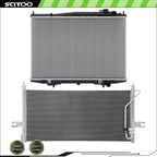 Radiator and A/C Condenser for Nissan Frontier (1998–2002) & Xterra (2000–2002)